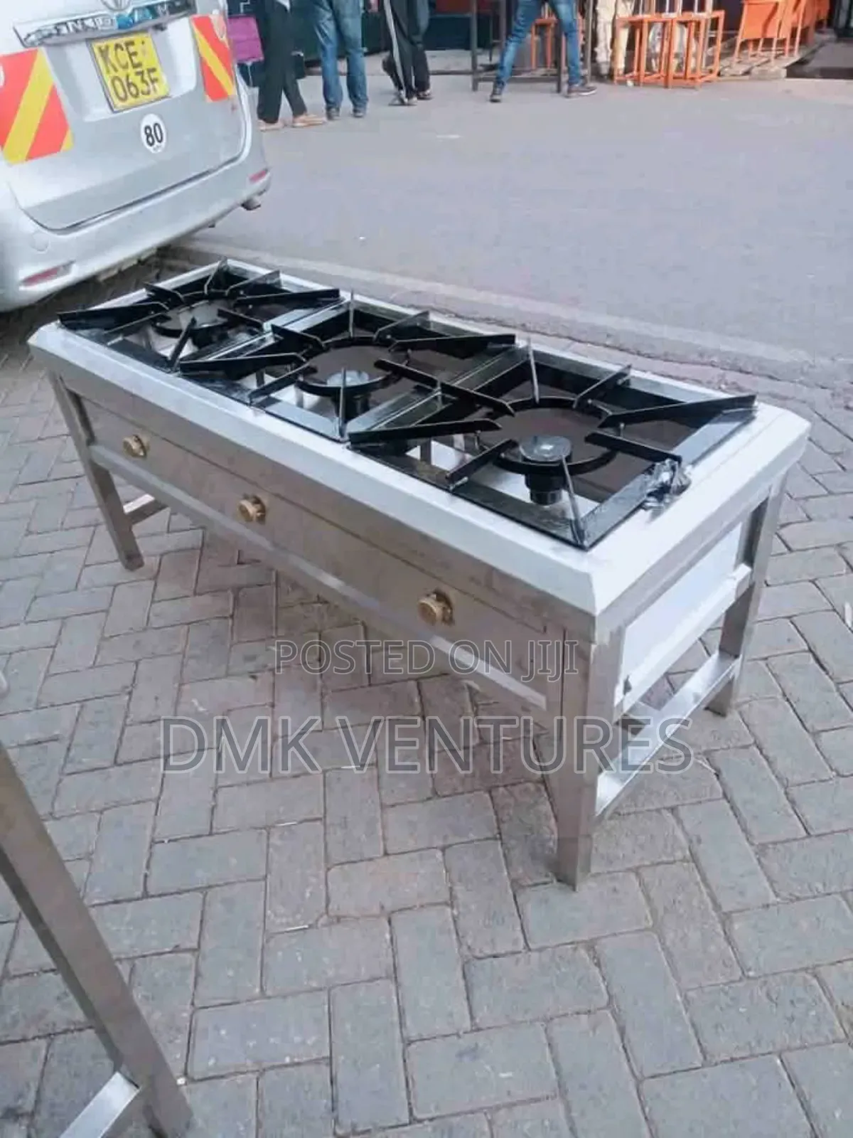 Powerful Quality Stainless Three Burner Gas Cooker