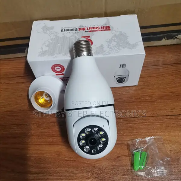 Smart Wifi 360° PTZ Rotating Bulb Indoor Security Camera