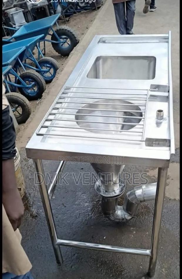 Instant Stainless Hospital Sluice Sink - main view