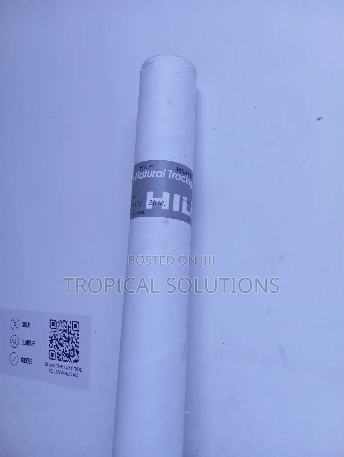 Tracing Paper Roll (30inche by 20m Tracing Paper) 750mm by 20m