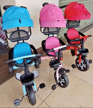 Kids Tri CyclesWith Push Handle and Canopy - main view