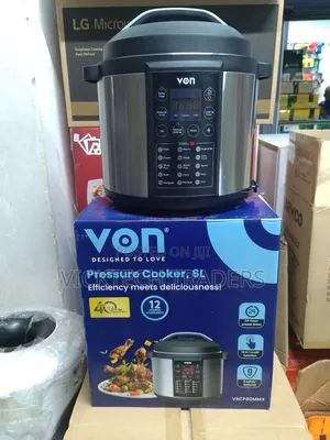 Pressure Cooker,Von 6litres Electric Pressure Cooker With 1yr Warranty