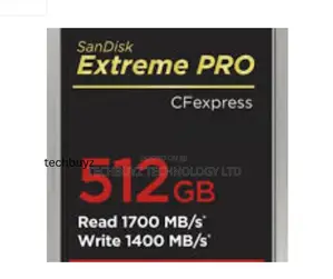 Sandisk 512gb Extreme Pro Cf Express Type B Card 1700/1400 Mb/S