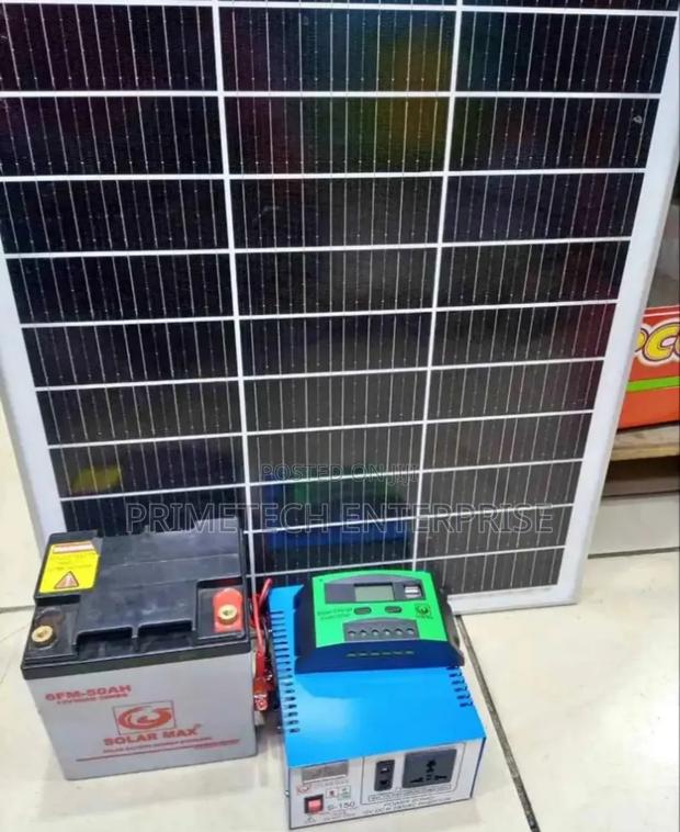 80watts Full Solar System - main view