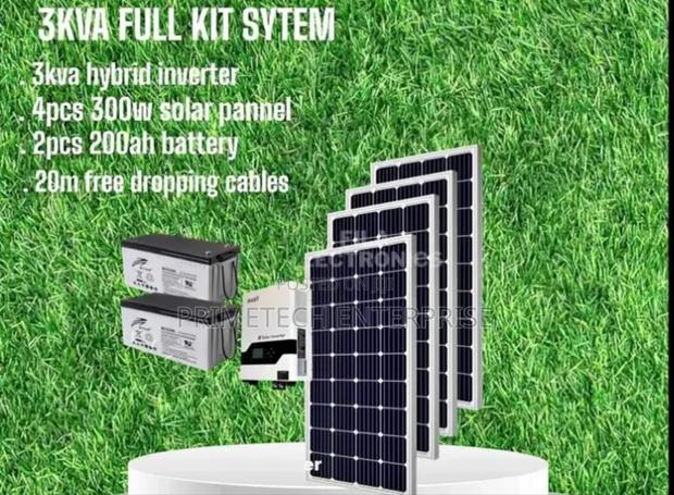 3kva Full Solar Kit System With Ritar Mf Battery - main view