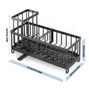 Kitchen Sink Drain Rack Organizer Soap Sponge Holder