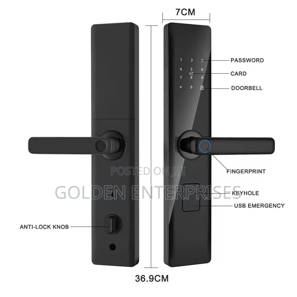 Smart Intelligent Biometrics Door Lock for Airbnb, Office, Home