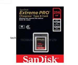Sandisk Extreme Pro Cf Express B 256gb 1700/1200mb/S