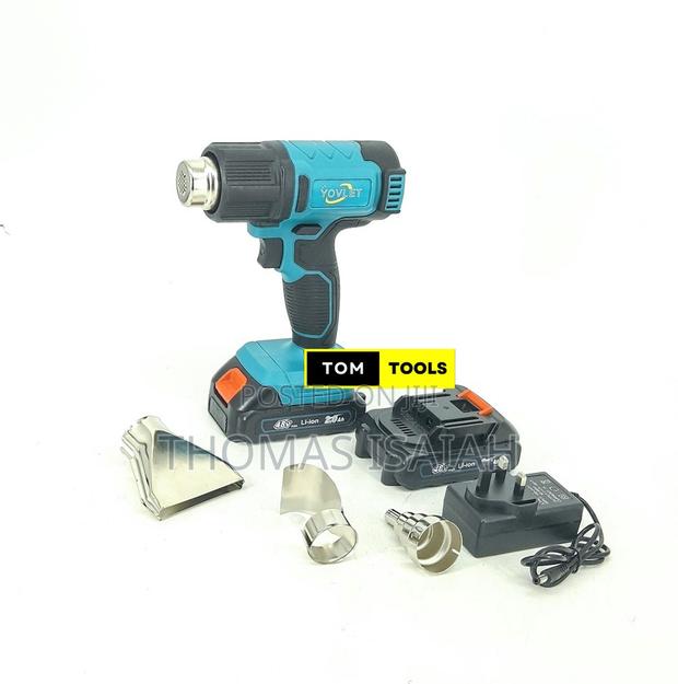 48v Battery Powered Cordless Heat Gun With 3pcs Nozzles