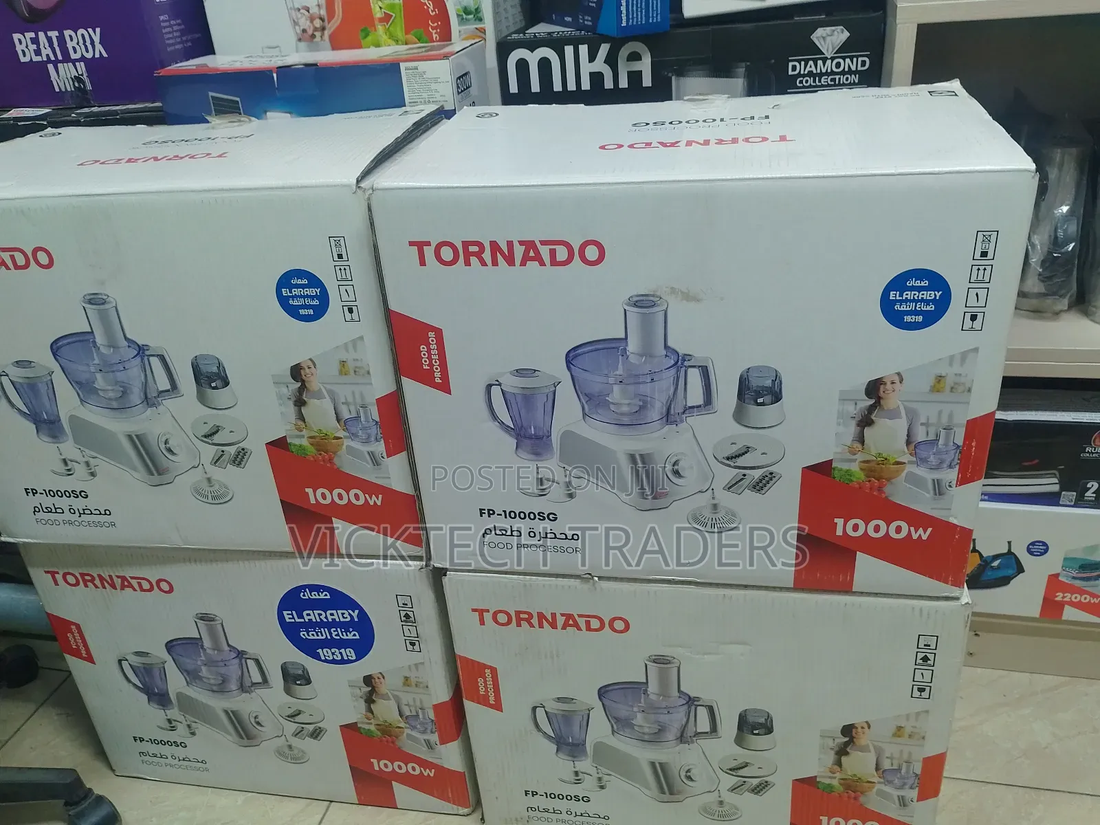 Food Processor, Tornado 1000watts Food Processor, 1yr Warranty