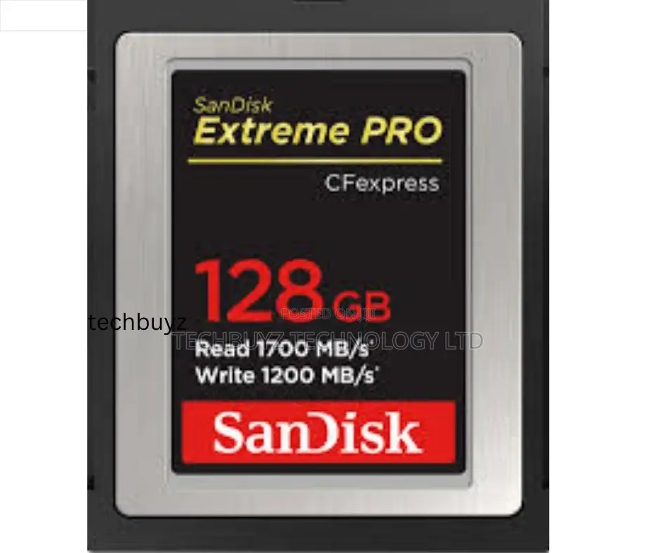 Sandisk 128gb 1700/1200 MBPS Extreme Pro Cfexpress Card Type B