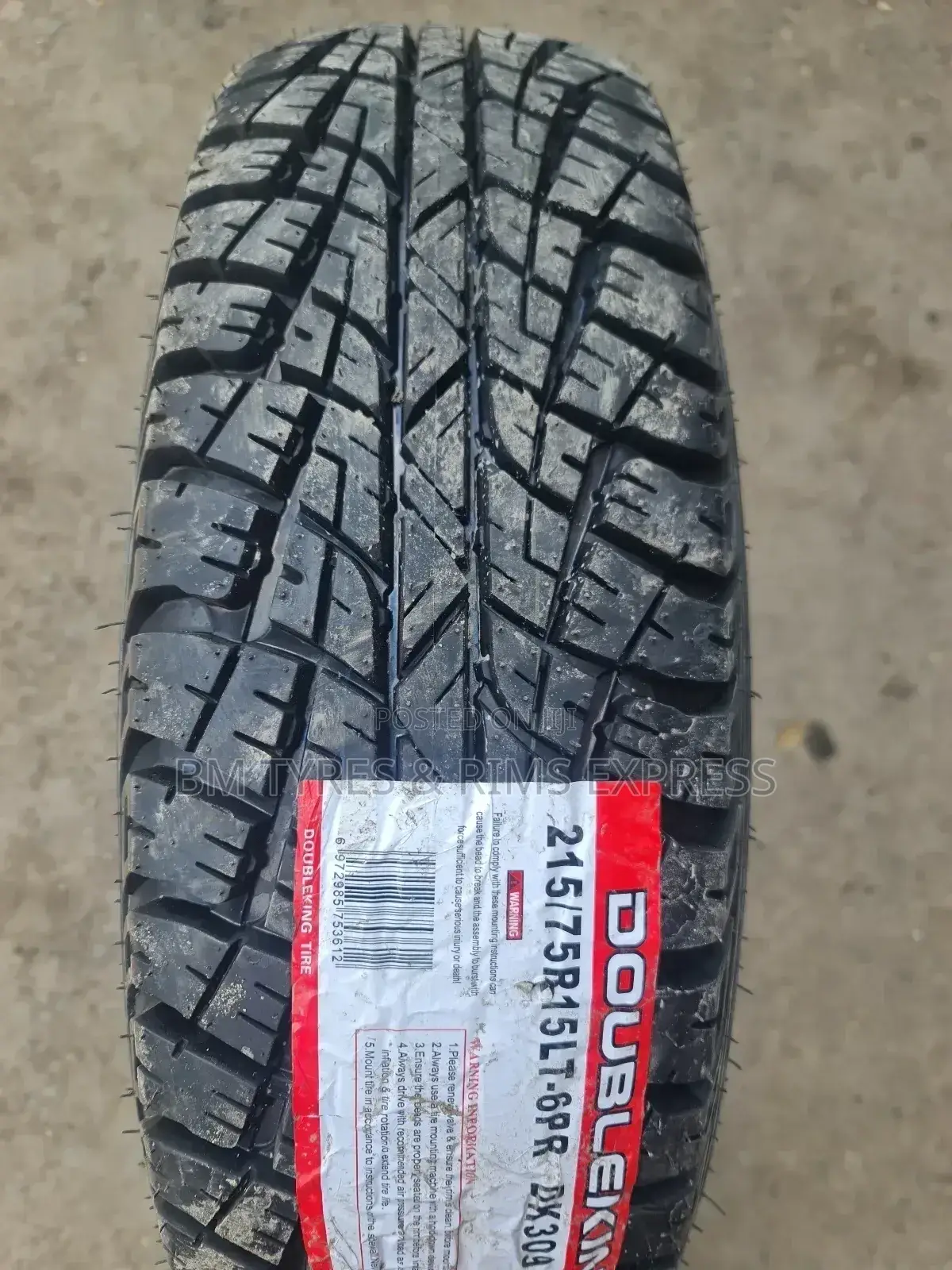 215 /75 R15 Doubleking Tyres (All Terrrain)