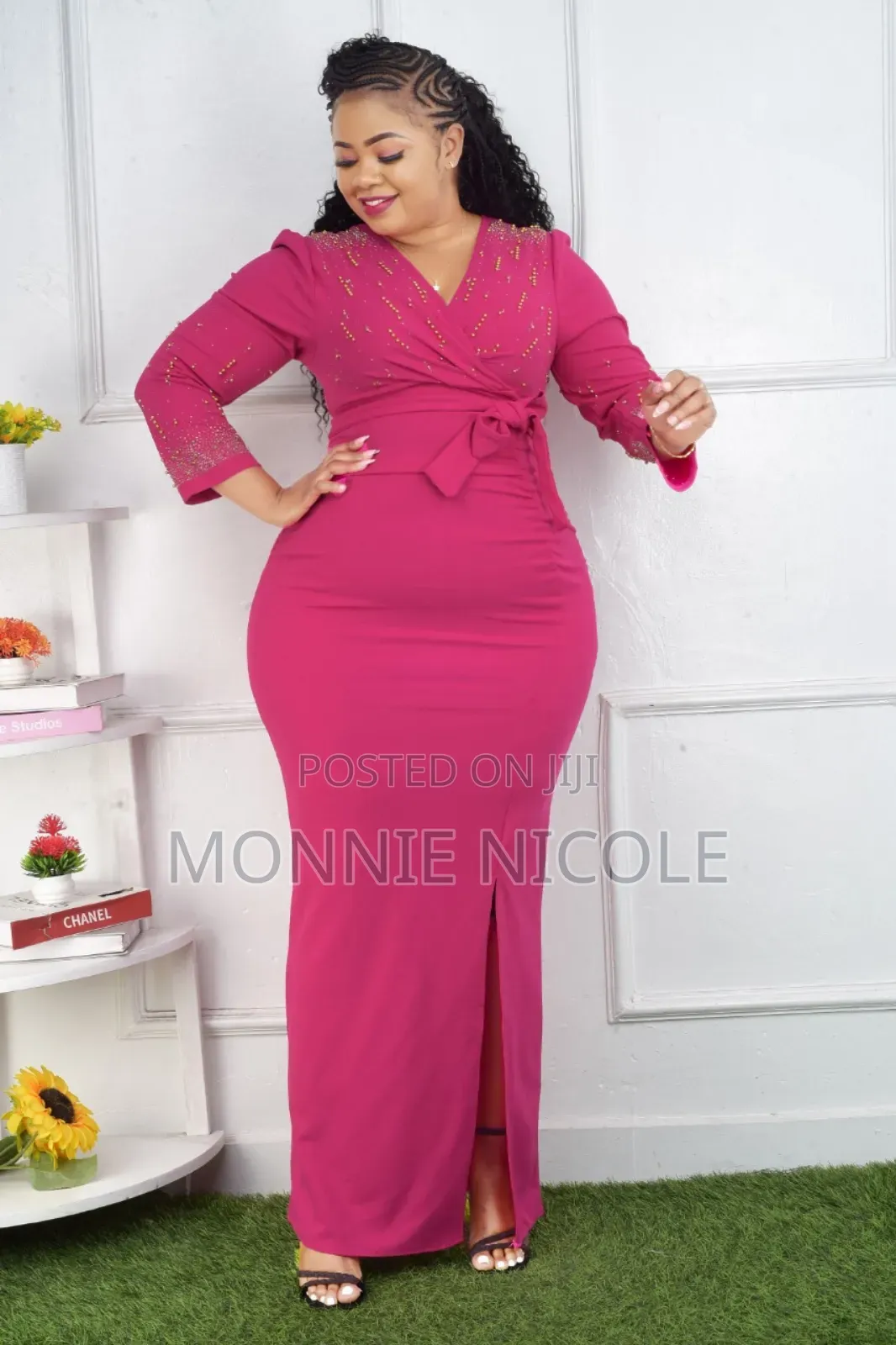 Hot Pink Dinner Dresses/Evening Gowns/Birthday Photography