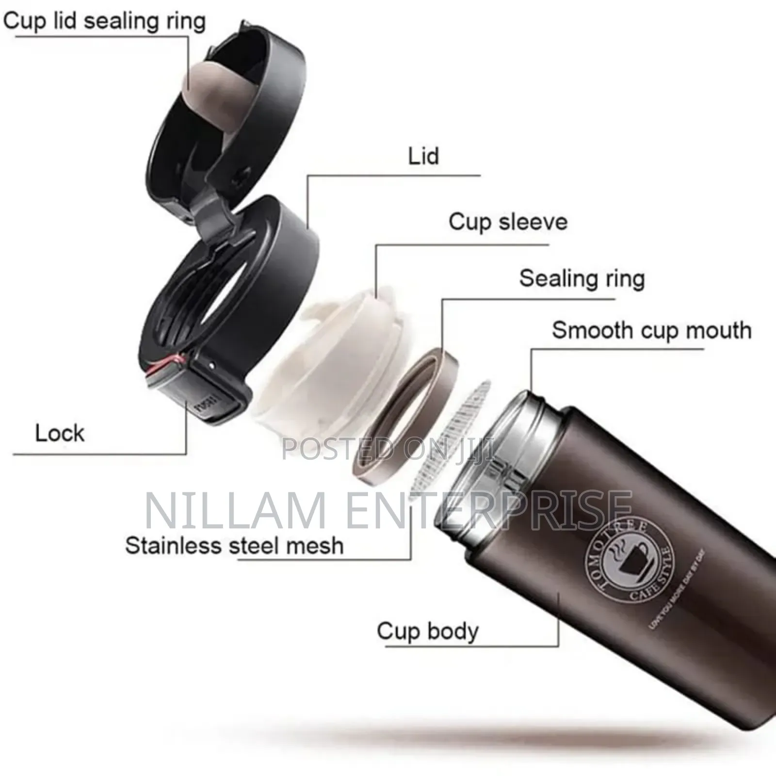 380ml Thermos Coffee Cup Tea Mug