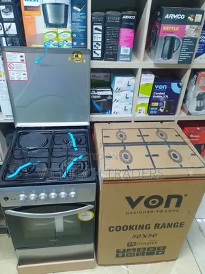 Cooker,Von 50*50(3+1) Standing Cooker With Electric Oven,1yr Warranty