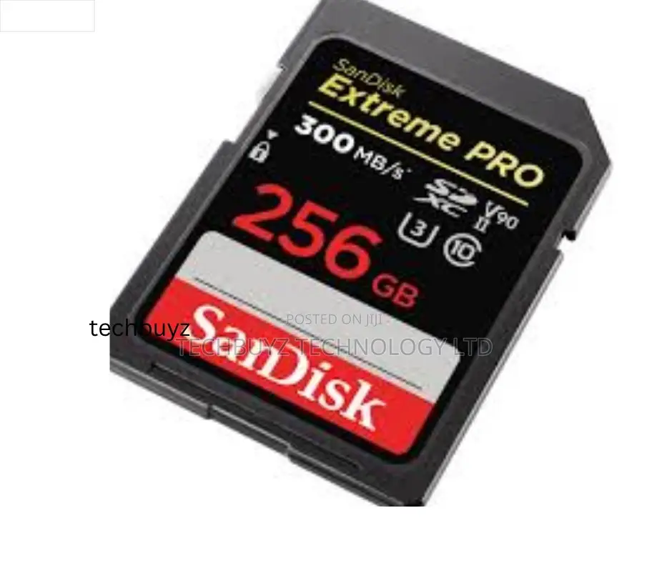 Sandisk 256gb Extreme Pro Uhs-Ii SDXC Memory Card 300mbps