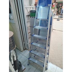 6 Steps Aluminium Ladder a-Type - thumbnail 2