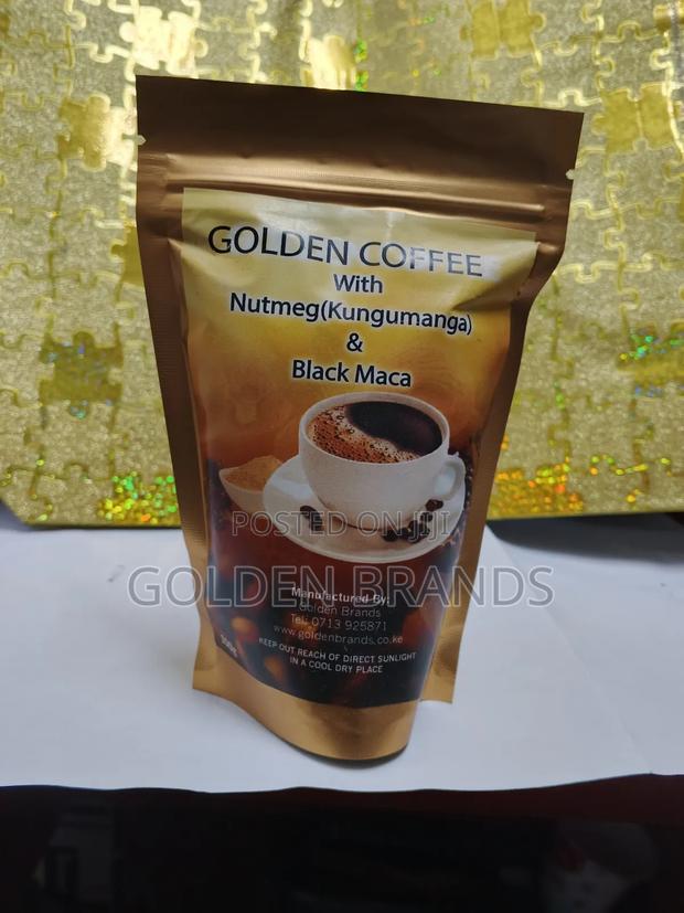 Organic Golden Coffee - Natural Boost For Mind, Body Libido. - main view
