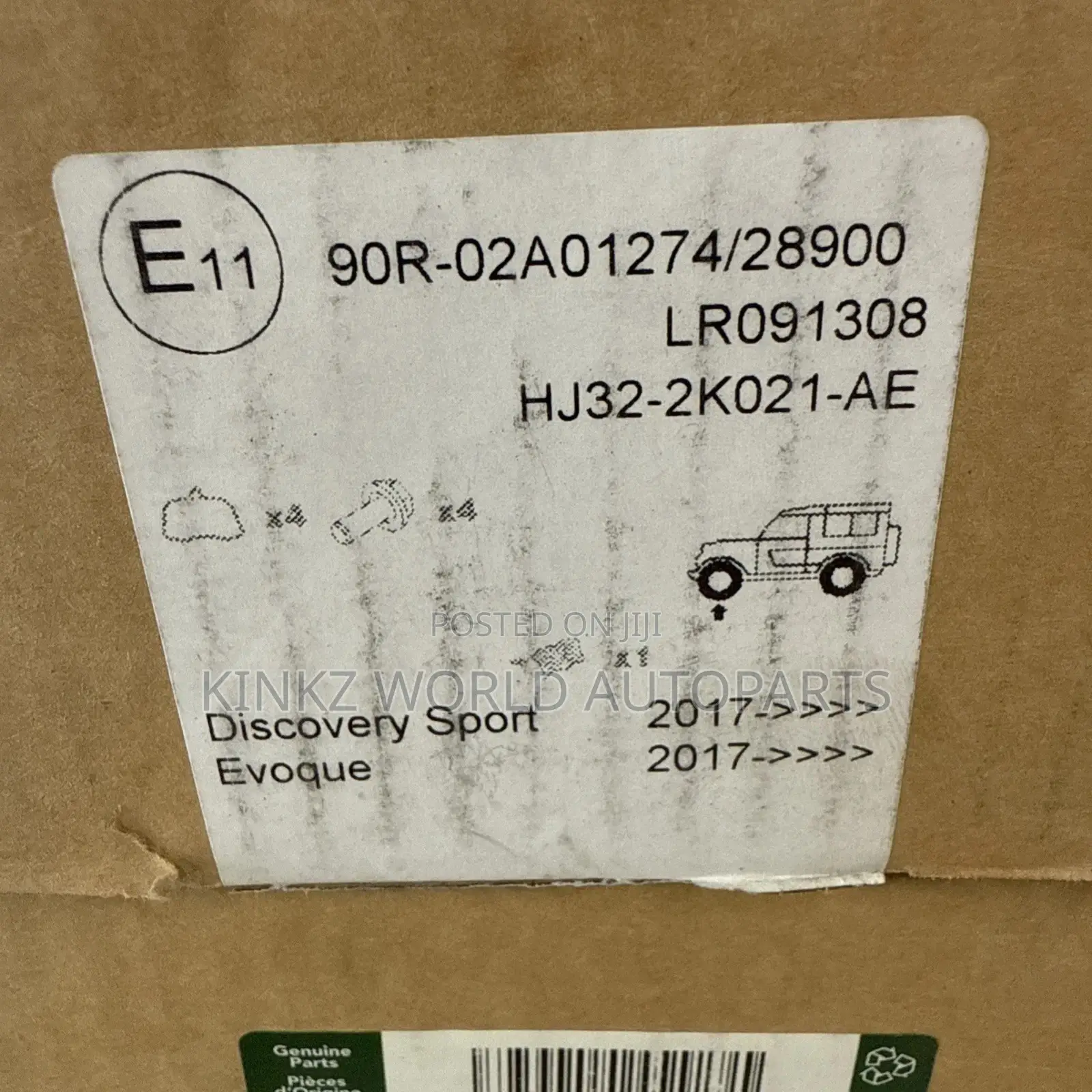 Land Rover Front Brake Pads Evoque Discovery Sport Lr164029