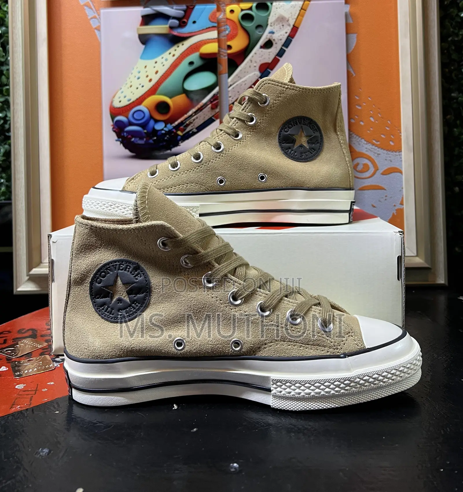 Brand New Suede Converse “Chuck Taylor” Allstars ( Black /Brown )