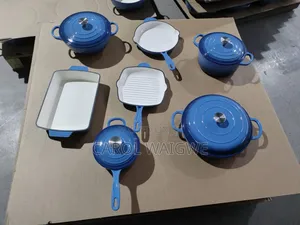 11pcs Cast Iron Cookware Set
