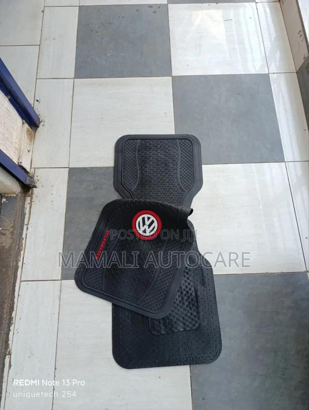 Vw Branded Car Floor Mat Set 5pcs Universal Fit