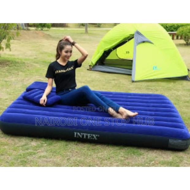 Intex Inflatable Mattress 4 by 6 With Electric Pump