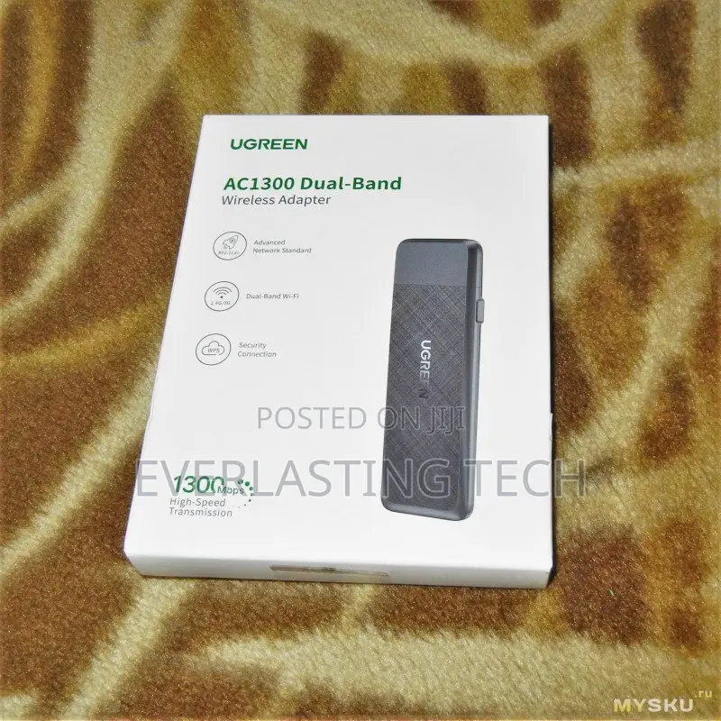 Ugreen Ac1300 Dual-Band Wireless Usb Adapter - Cm492
