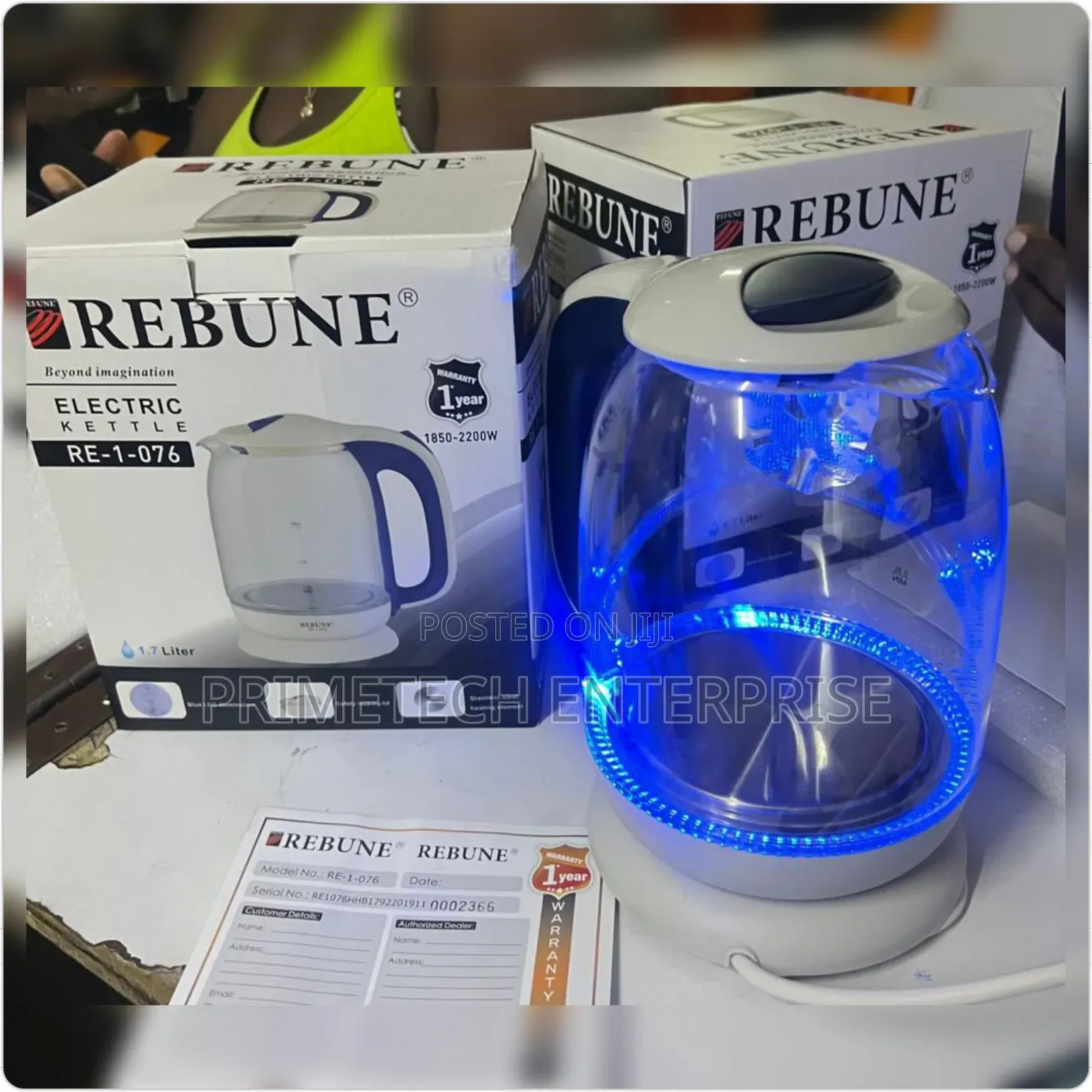 Rubune Illuminating Kettle