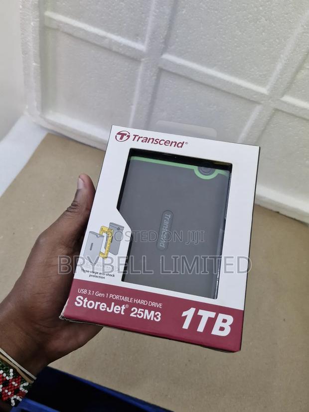 1tb Transcend Hard Drive, Brand New Sealed - main view