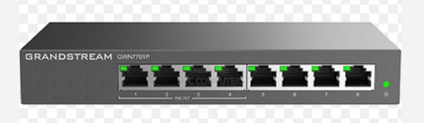 Gwn7701p Unmanaged Network Switch, 8x Gbe Rj45