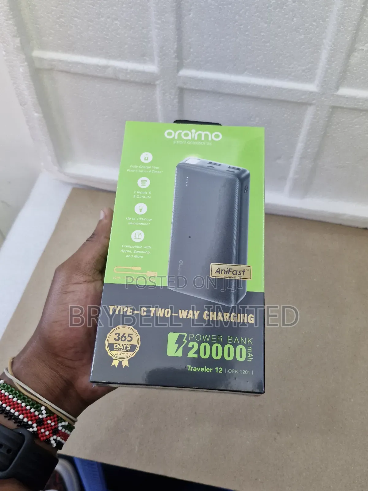 Oraimo Brand New, 20,Ooomah Power Bank