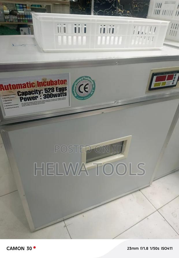 Automatic 528 Eggs Incubator + Free Transport Crate - main view