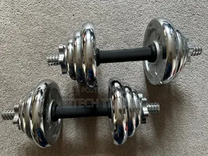 Chrome Dumbbell Set 10kgs