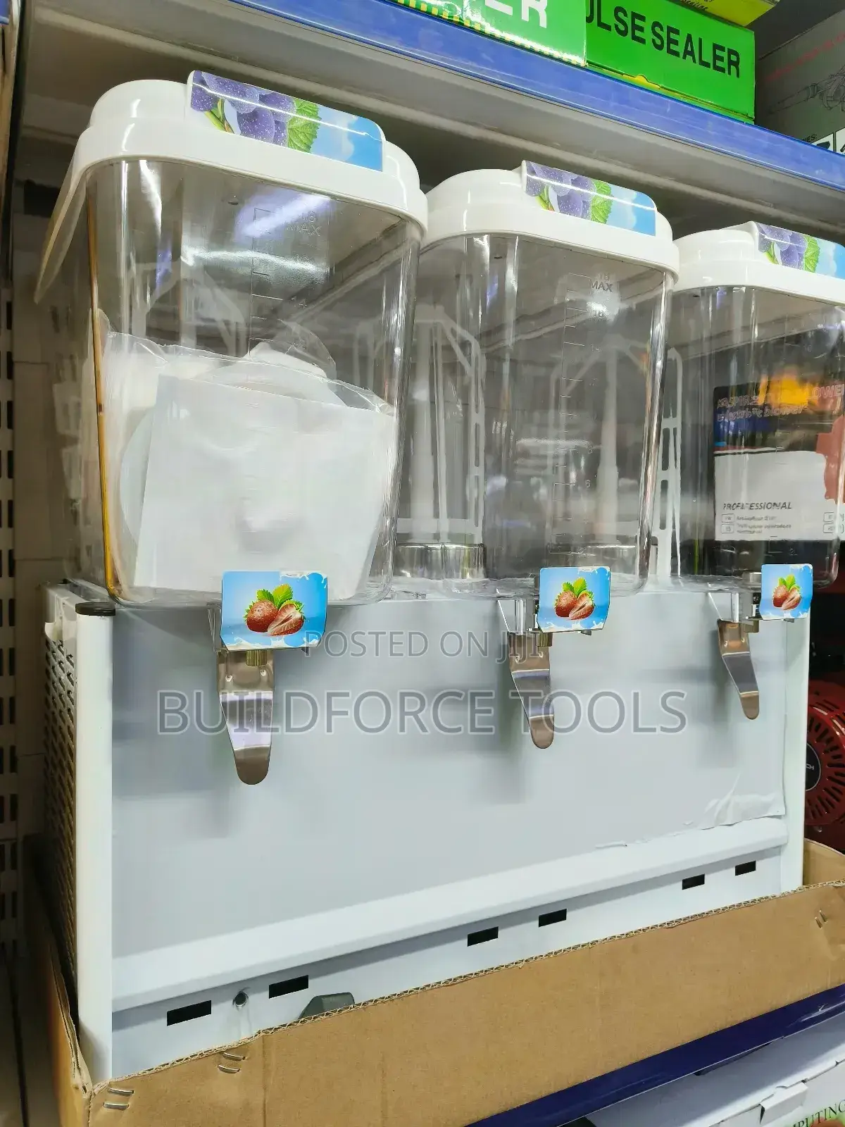 Commercial Electric 3 Ttaps Juicer Dispenser 18litres Each