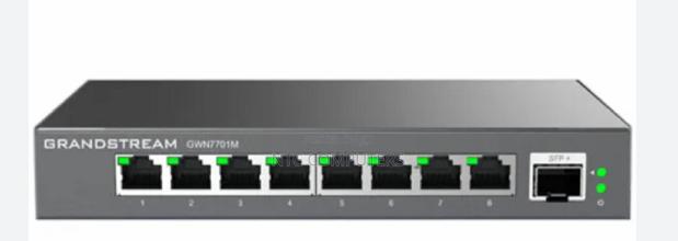 Grandstream Gwn7701m 8-Port Gigabit Unmanaged Network Switch