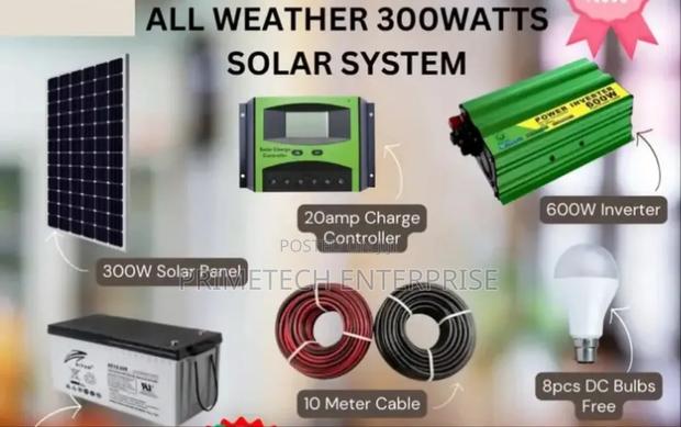 All Weather 300watts Solar System - main view