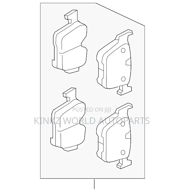 Range Rover Evoque Discovery Rear Brake Pad Lr160504 2020