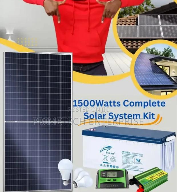 1500watts Complete Solar Kit System - main view