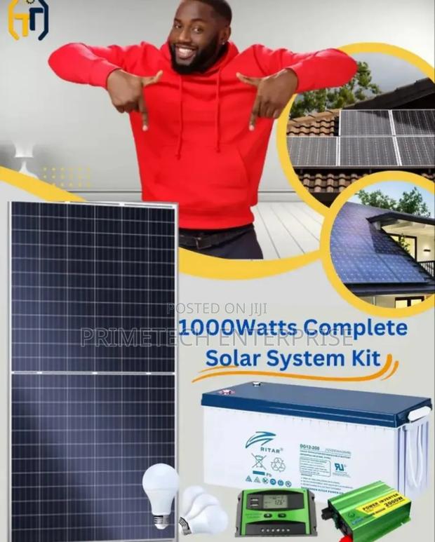 1000watts Complete Solar System Kit - main view