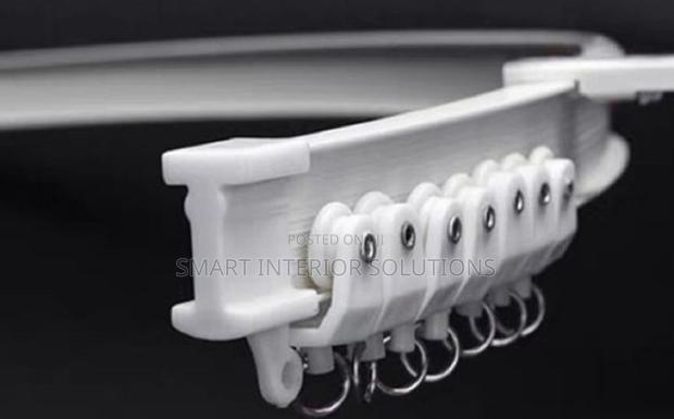 White Bendable Rail - main view