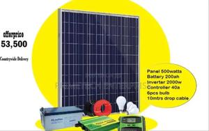 500watts Solar Kit With Dropping Cables - thumbnail 2