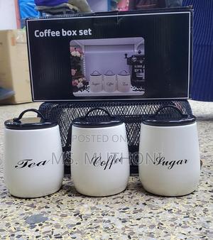 *A Set of 3 Sugar, Tea, Coffee Canisters Available*