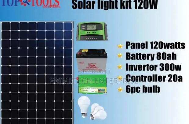 120watts Solar Kit System With Bulbs - main view