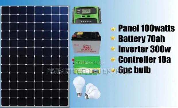 100watts Solar Kit System With Bulbs - main view