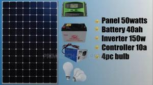 50watts Full Solar Kit System With Bulbs - thumbnail 2