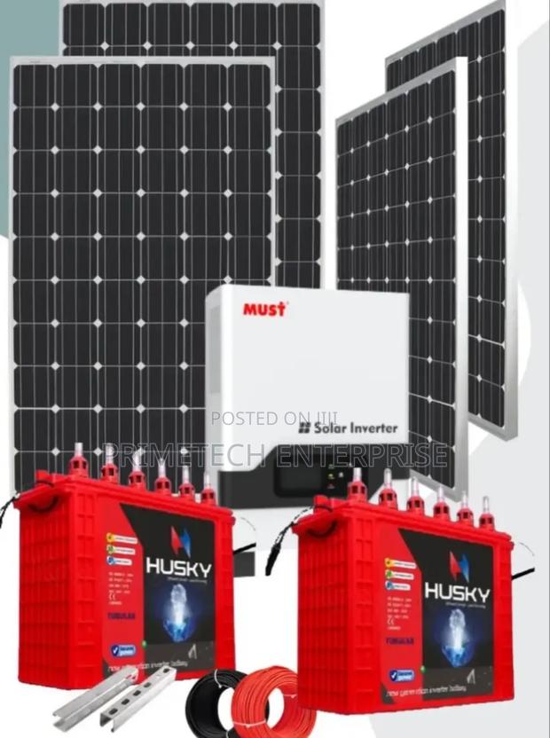 3kw Solar System With Husky Tubular Batteries
