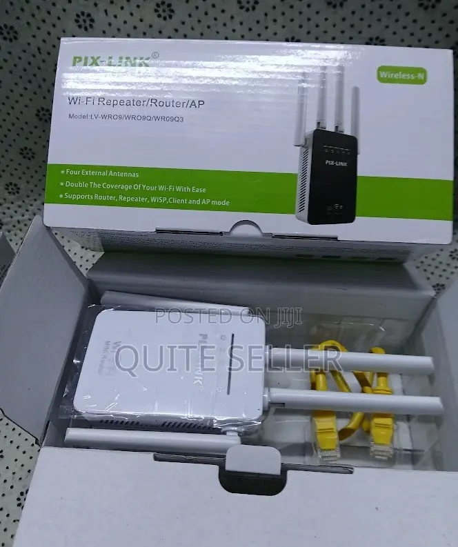 Pix-Link Wifi Repeater/ Extender 300mbps Strengthen Transmitted