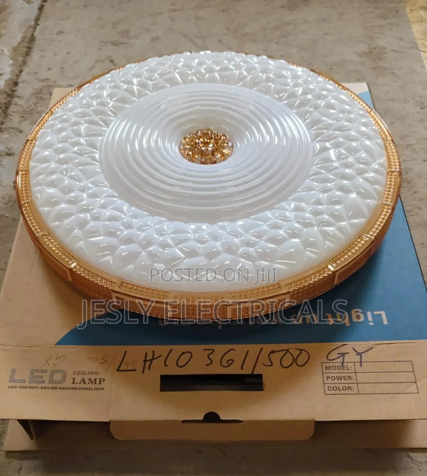 24w Flush Ceiling Light, White