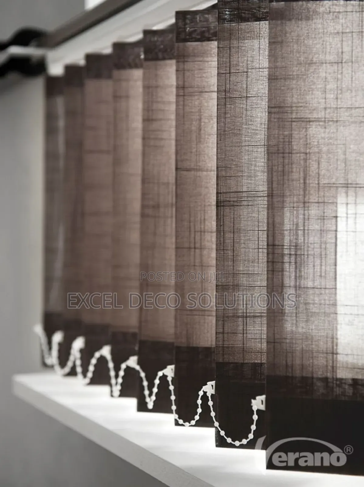 Purple Vertical Office Blinds